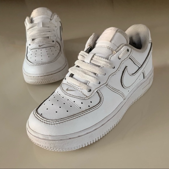 🚫SOLD•Ⓜ️🚫 Kids Nike Air Force 1 Low Size Y1 - Picture 2 of 7